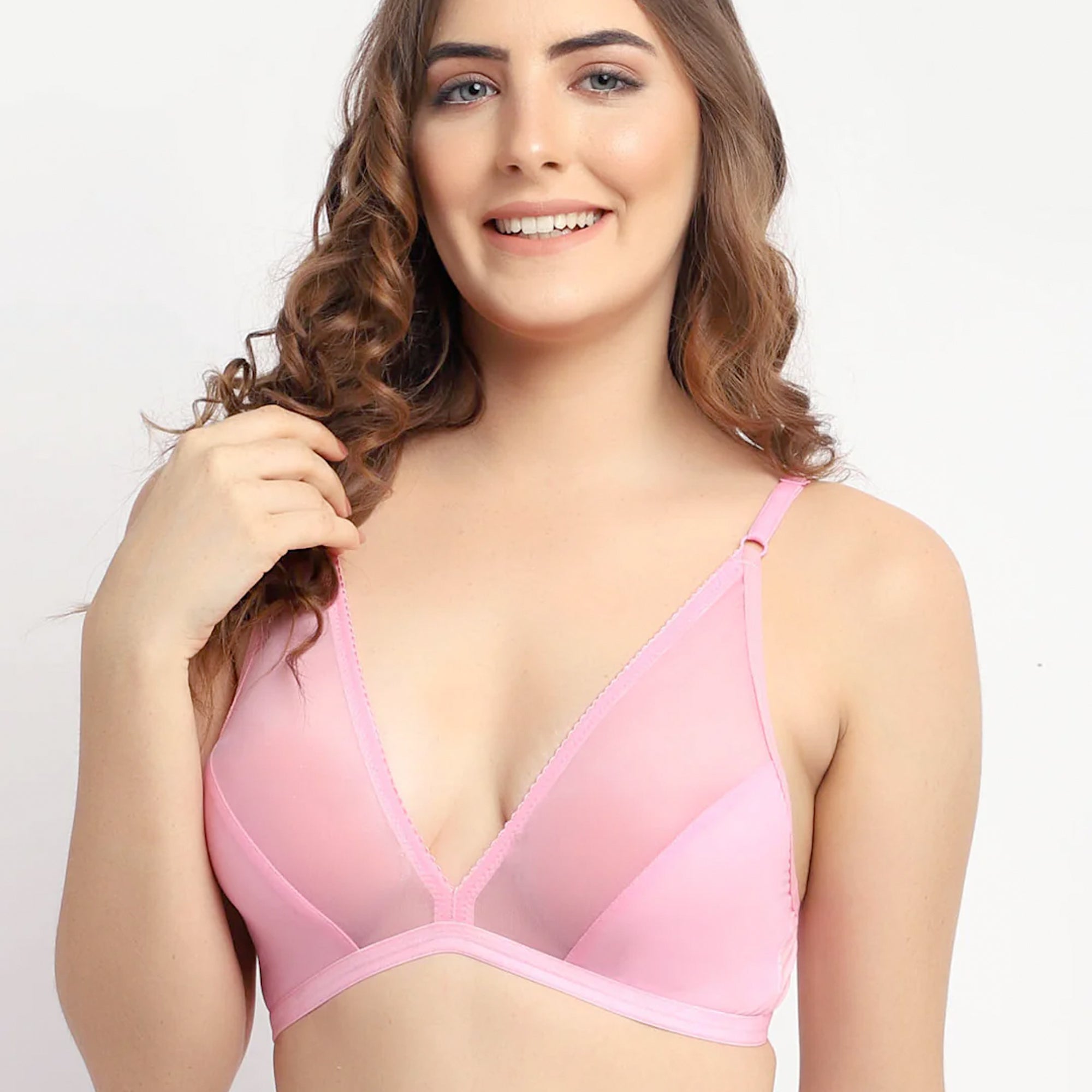 Pink Plunge Bra