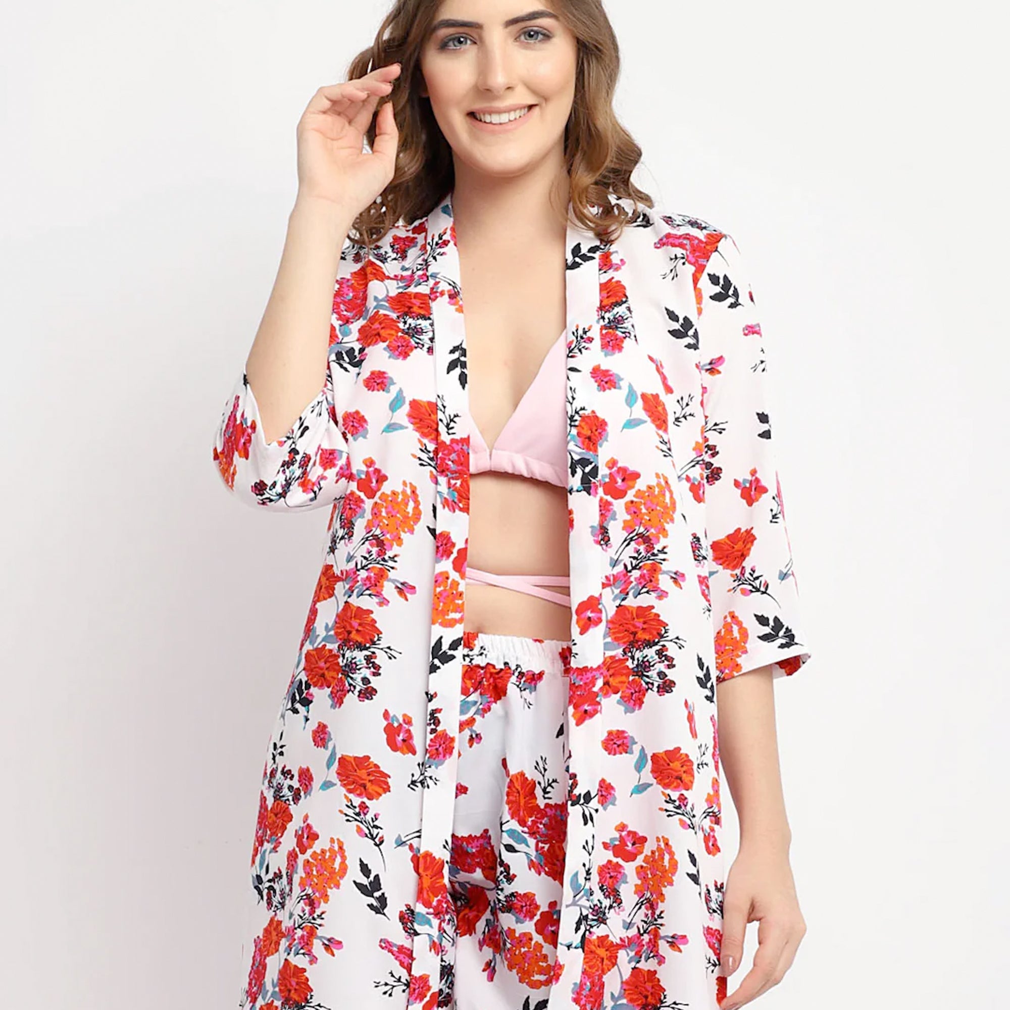 Beach Chic Robe & Shorts Co-Ord Set