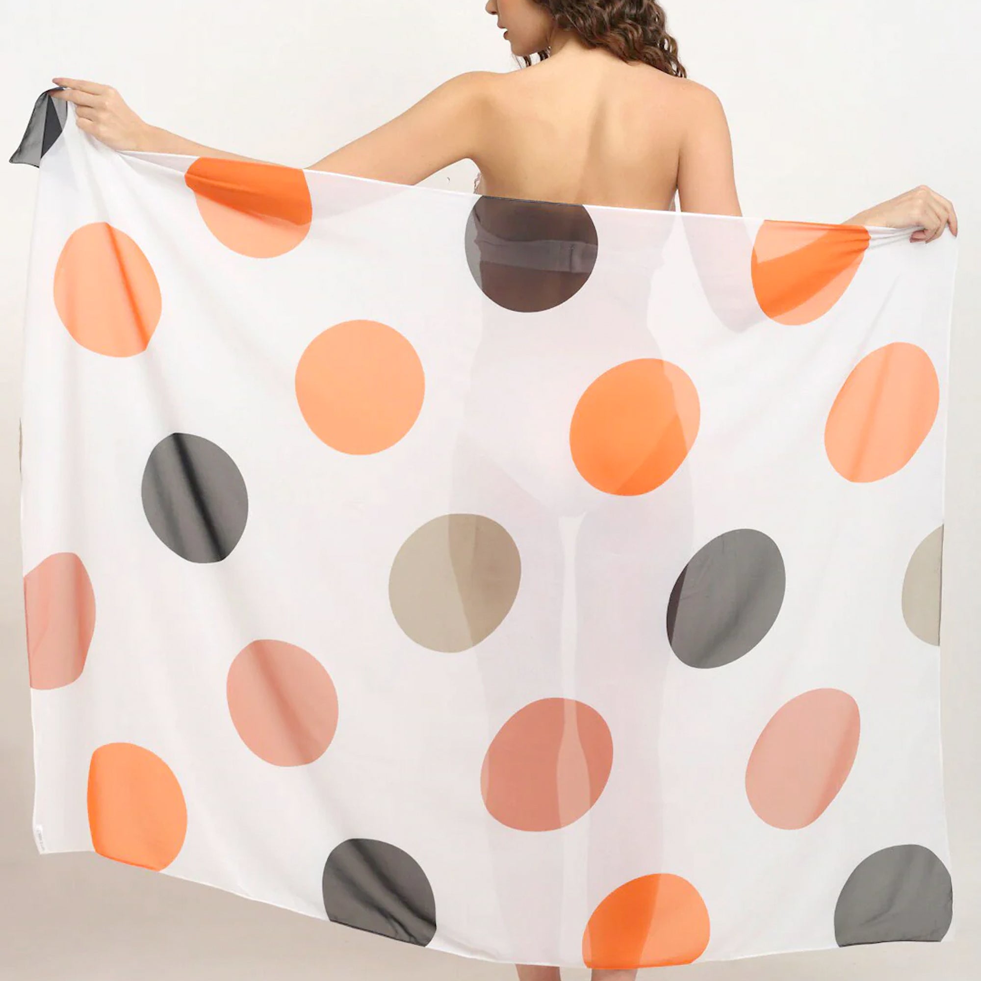 White & Printed Sarong